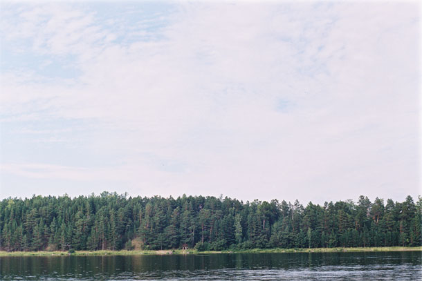 Фото Ангары. Синь.
